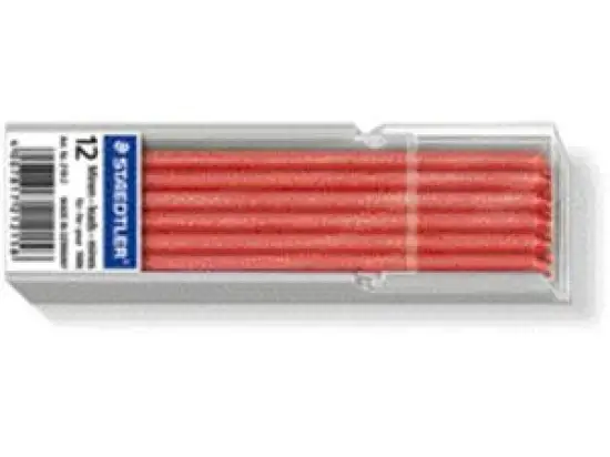 Trockenmarker-Ersatzmine Staedtler 218-2 Lumocolor non-permanent omnichrom 3mm, rot, für Trockentextmarker 768, Pack 12 Stk