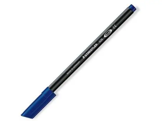Fasermaler Staedtler 326-9 Noris Club 1mm, schwarz, Pack 10 Stk