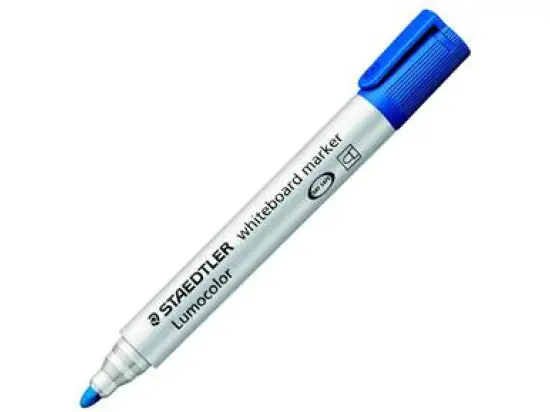 Whiteboardmarker Staedtler 351-3 Lumocolor 2mm, Rundspitze, blau