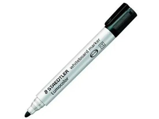 Whiteboardmarker Staedtler 351-9 Lumocolor 2mm, Rundspitze, schwarz