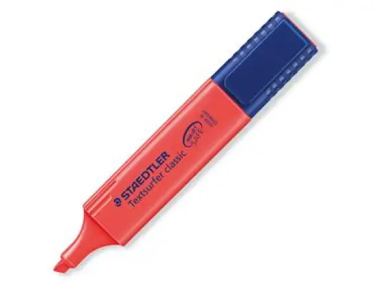 Textmarker Staedtler 364-2 Textsurfer classic 1-5mm, Keilspitze, rot