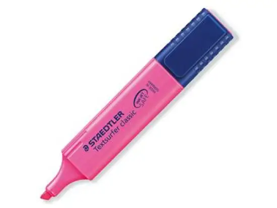 Textmarker Staedtler 364-23 Textsurfer classic 1-5mm, Keilspitze, pink