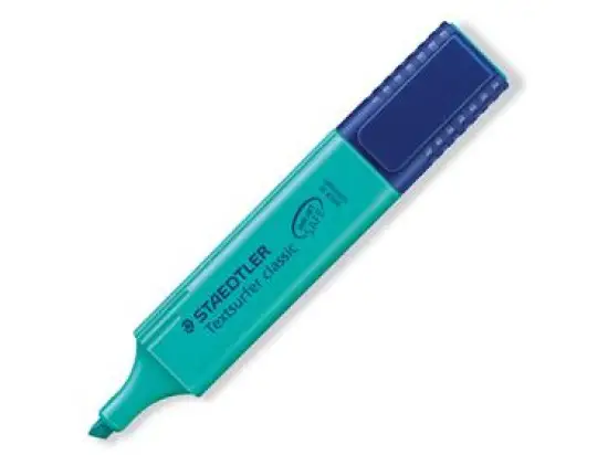 Textmarker Staedtler 364-35 Textsurfer classic 1-5mm, Keilspitze, türkis