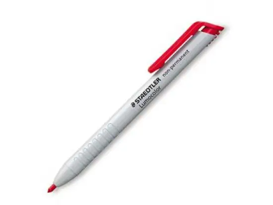 Druckstift Staedtler 768N-2 768 N-2 Lumocolor non-permanent omnichrom rot, Pack 5 Stk