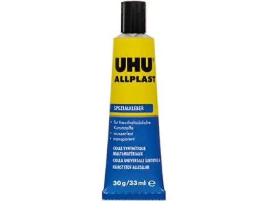 Kunststoffkleber UHU 48410 Allplast, Tube 30g