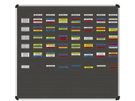 Stecktafel Ultradex 1035 Planrecord 102x52cm 38 Steckbahnen