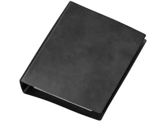 Taschenringbuch Veloflex 1164280 Special A6, 4 Ringe Ø 13 mm, Pappe/PVC-Folie, O-Ring-Mechanik, Innentasche, ledergenarbt, schwarz, Pack 10 Stk