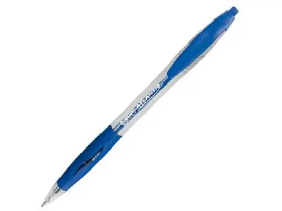Kugelschreiber Bic 887131 Atlantis Classic 0,4mm (M), Wechselmine, Druckmechanik, dokumentenecht, blau