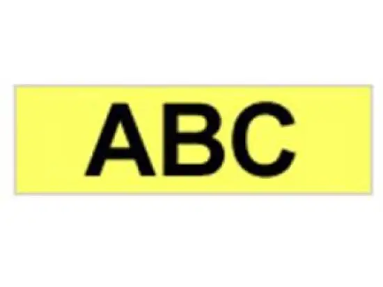 Schriftband-Kassette Brother TZe-C51 schwarz auf gelb 24mm/5m laminiert