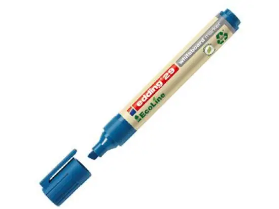 Whiteboardmarker Edding 29 EcoLine 4-29003 1-5mm, Keilspitze, blau