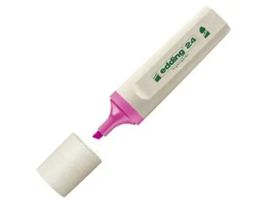 Textmarker Edding 24 EcoLine 4-24009 2-5mm, Keilspitze, rosa