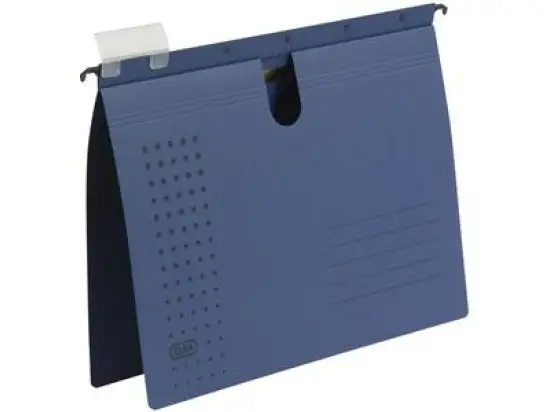 Hängehefter Elba 100560164 85802DB Chic Ultimate A4, Canson Karton 240g, Schnellhefter-Mechanik, dunkelblau, Pack 5 Stk