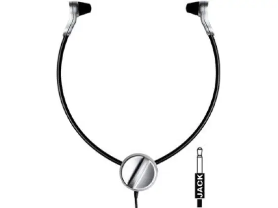 Kopfhörer Grundig PCC5682 Digta Swingphone 568 Jack Stereo Doppelsystemhöhrer, Unterkinnbügel, Jack-Stecker