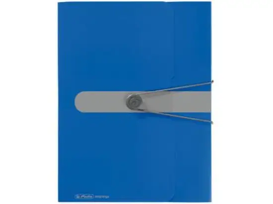 Sammelbox Herlitz 300000689 11206125 easy orga A4 Kunststoff (PP) opak blau Rückenbreite 4cm mit Rückenetikett