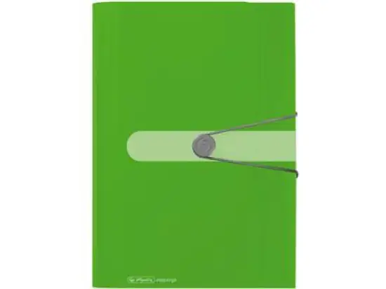 Fächermappe Herlitz 300000713 11209517 easy orga für A4, Kunststoff (PP), 12 Fächer, apfel