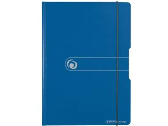 Klemmbrettmappe Herlitz 300000720 11217213 easy orga A4, Polyfoam, mit Stifthalter, blau