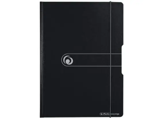 Klemmbrettmappe Herlitz 300000721 11217221 easy orga A4, Polyfoam, mit Stifthalter, schwarz