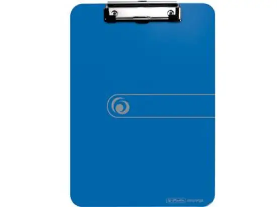 Klemmbrett Herlitz 100436086 11226396 easy orga A4, Kunststoff (PS), opak blau
