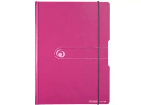 Klemmbrettmappe Herlitz 300000727 11226628 easy orga A4, Polyfoam, mit Stifthalter, beere