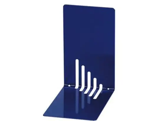 Buchstütze Maul 3501037 Metall, 85 mm, blau, Pack 2 Stk