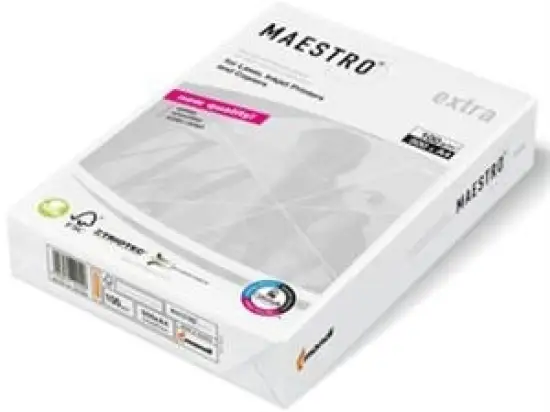 Papier Maestro 9457A10S extra A4 (210 x 297 mm), 100g, weiß, Pack 500 Blatt