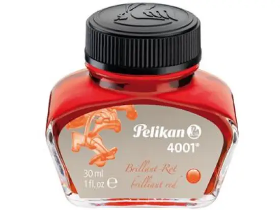 Tinte Pelikan 301036 4001 rot-brillant, 30ml