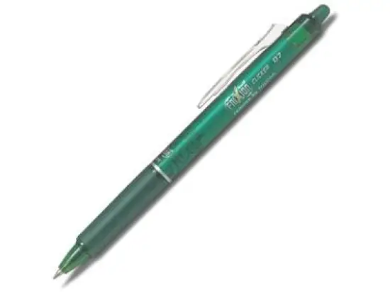 Tintenroller Pilot BLRT-FR7-G 2270004 FriXion Ball Clicker 07 0,4mm, Edelstahlspitze, Wechselmine, Druckmechanik, grün
