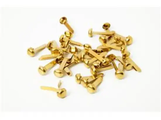 Musterbeutelklammern Alco 341 Rundkopf 7x23mm, Pack 100 Stk