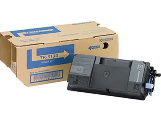 Toner-Kit Kyocera TK-3130 TK3130 1T02LV0NL0 schwarz 25.000 Seiten incl Resttonerbehälter