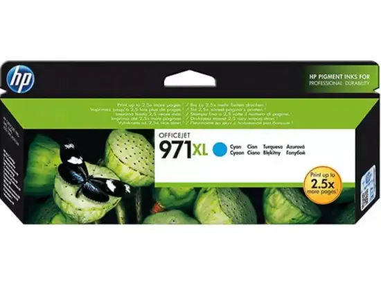 Tintenpatrone HP CN626AE 971XL cyan 6.600 Seiten