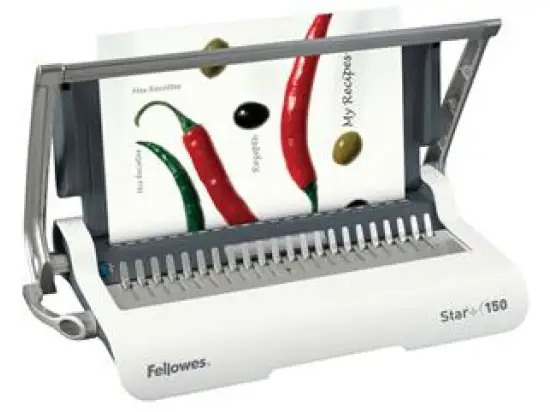 Bindegerät Fellowes 5627501 Star+ 150 für Plastikbindung bis A4/18mm