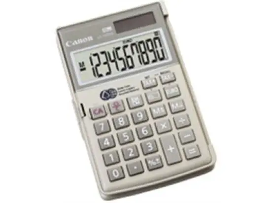 Taschenrechner Canon 4422B002 LS-10TEG 10-stellig, Solar-u. Batteriebetrieb