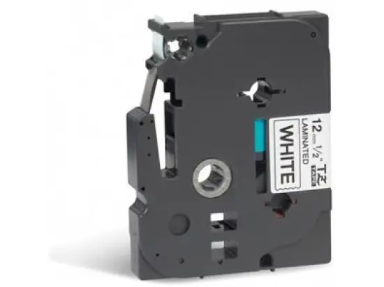 Schriftband-Kassette Brother TZe-231CIV schwarz auf weiß 12mm/8m laminiert, Pack 20 Stk