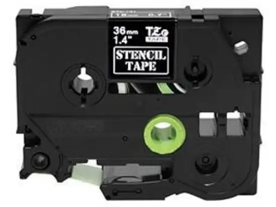 Schriftband-Kassette Brother STe-161 36mm/ 3m nicht laminiert, für elektrolyt. Beschriftungen