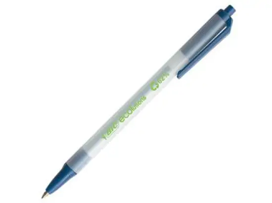 Kugelschreiber Bic 8806891 ecolutions Clic Stic 0,4mm, Druckmechanik, dokumentenecht, blau