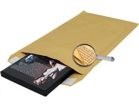 Papierpolstertaschen Sumo 30002311 SU1514P010 Größe: D, Haftklebung mit Abdeckstreifen, Recycling braun, Pack 10 Stk