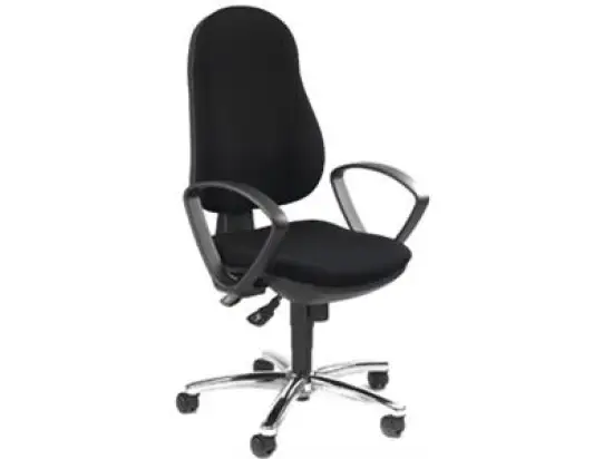 Bürodrehstuhl Topstar 8929G20 Synchro Steel schwarz, inkl. Armlehne B2