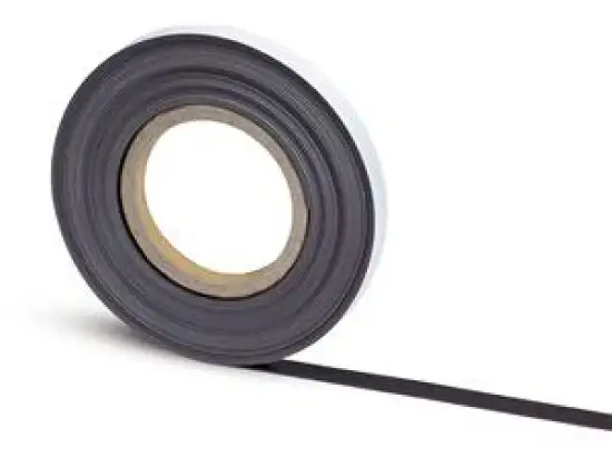 Magnetband Maul 6157409 15 mm x 10 m, selbstklebend, Haftkraft 40g, schwarz/grau