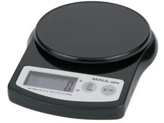 Briefwaage Maul 1640590 MAULalpha 500g, schwarz, 0,1g-Teilung