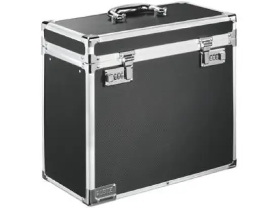 Hängemappen-Box Leitz 6716-00-95 67160095 Mobil alu schwarz abschließbar mit Tragegriff