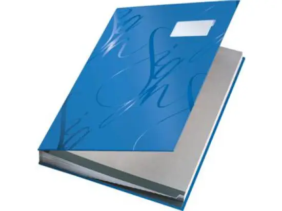 Unterschriftenmappe Leitz 5745-00-35 57450035 Design 18 Fächer, blau