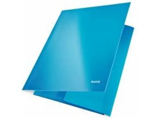 Eckspannermappe Leitz 3982-00-36 39820036 Wow blau-metallic A4 Karton/Pappe, Pack 10 Stk