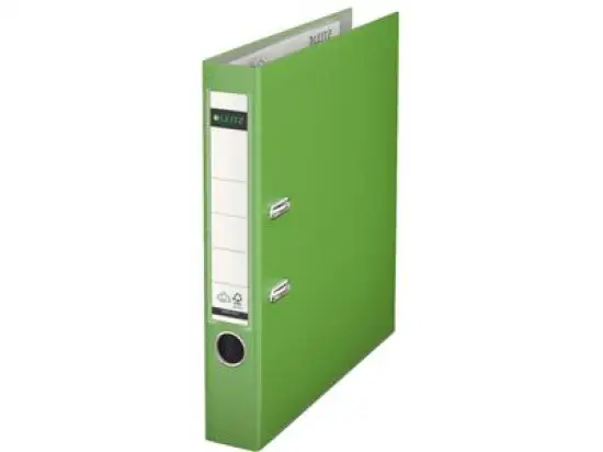 Ordner Leitz 1015-50-50 10155050 A4, 52mm, Pappe/PP-Folie, Wechselfenster, hellgrün