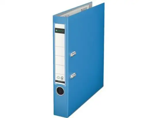 Ordner Leitz 1015-50-30 10155030 A4, 52mm, Pappe/PP-Folie, Wechselfenster, hellblau