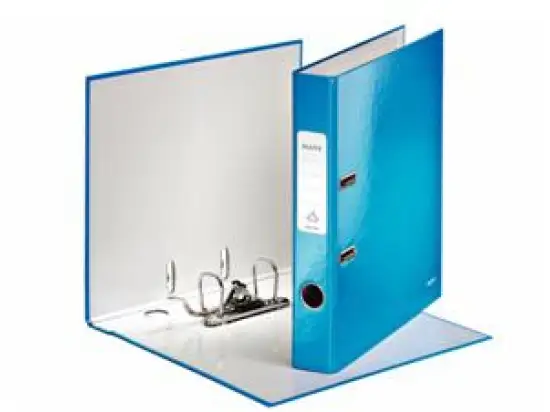 Ordner Leitz 1006-00-36 10060036 Wow A4, 50mm, Pappe/laminiertes Papier, blau