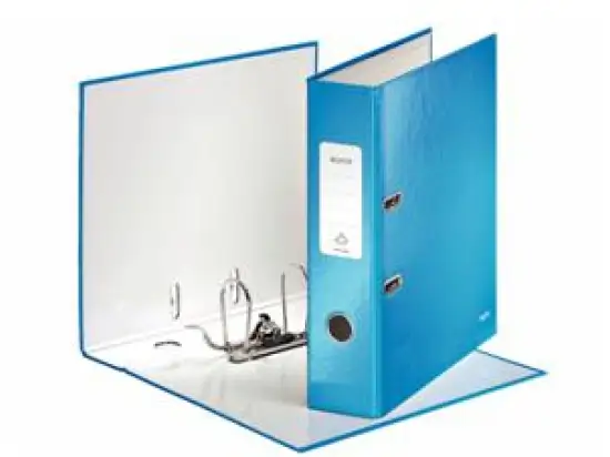 Ordner Leitz 1005-00-36 10050036 Wow A4, 80mm, Pappe/laminiertes Papier, blau