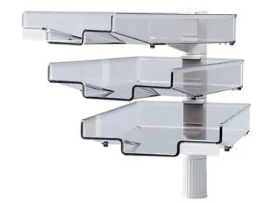 Schwenkflügler Hansa 5033002 41-5033.002 lichtgrau mit 3 Schalen