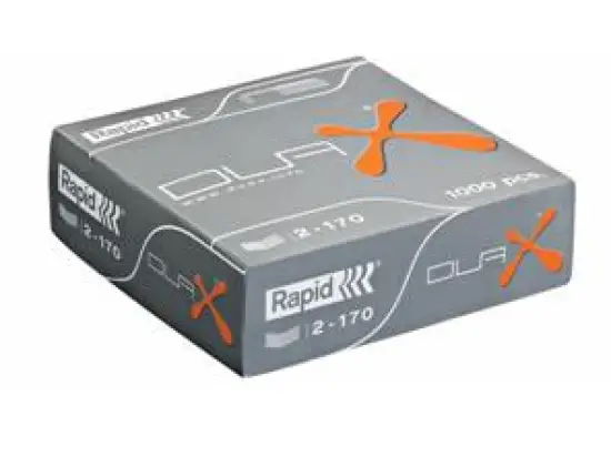 Heftklammern Rapid 21808300 Duax verzinkt, Pack 1000 Stk