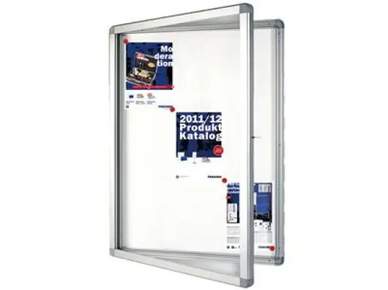 Schaukasten Franken SK9SE 75x101,1x4,5cm Außenbereich magnetisch/beschreibar Flügeltür