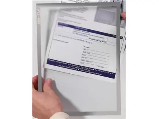 Inforahmen Franken ITSA4M12 ITSA4M 12 X-tra! Line A4 grau magnetisch, mit Magnetrahmen
